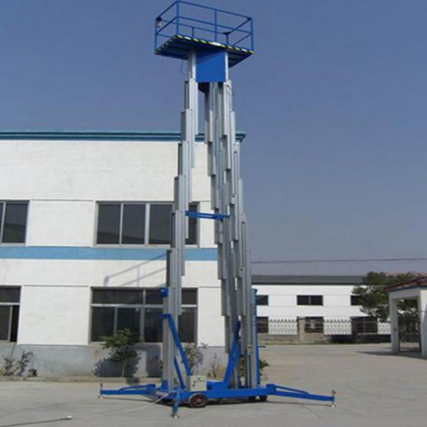 CE ISO 16m Hydraulic Three Mast Aluminum Alloy Lift