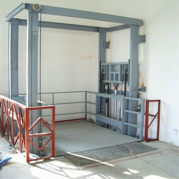 5ton Hydraulic Industrial Guide Rail Cargo Lift Elevator