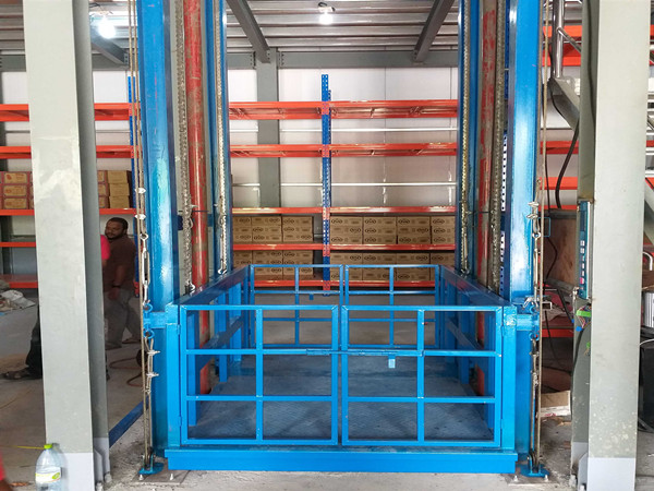 2Ton-18m Cargo Lift Installation in Maldives 