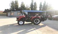 TAVOL 704 tractor with front end loader and backhoe