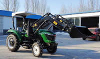2 sets 55hp canopy farm tractor with front end loader shiping to NZ