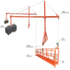  Electric Scaffolding Cradle Zlp630 Building Facade Cleaning Suspended Platform 