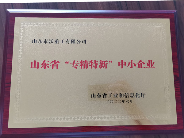  Tavol Cranes Group has won the honor of “Professional, Precise, Special and Innovative” Enterprise